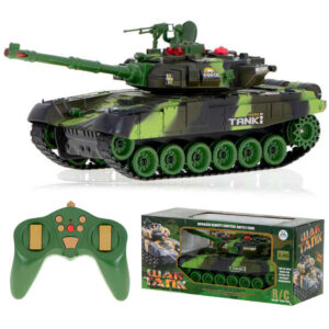 Czolg zdalnie sterowany na pilota RC War Tank 9993 2 4 GHz kamuflaz lesny