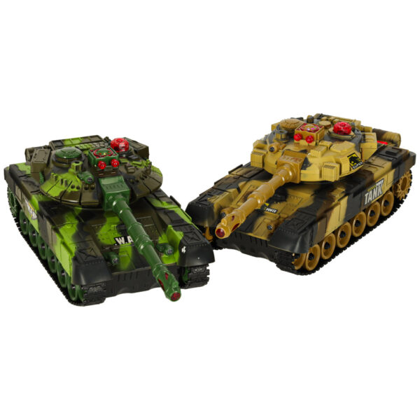 Czolgi zdalnie sterowane na pilota RC War Tank 9993 2 4GHz zestaw 2 sztuk