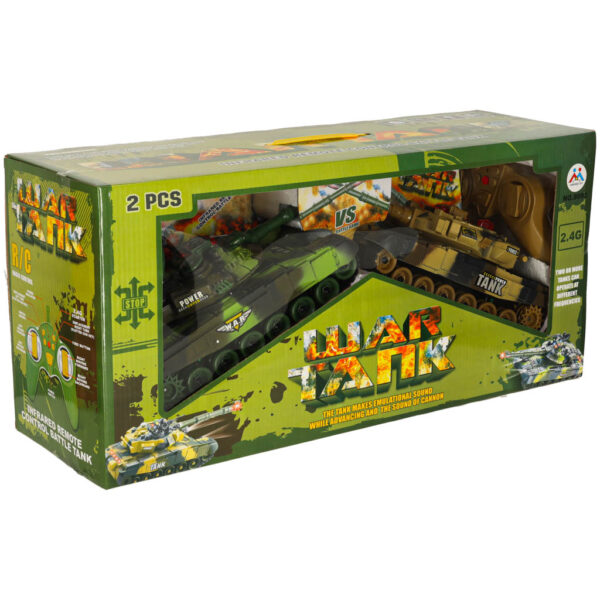 Czolgi zdalnie sterowane na pilota RC War Tank 9993 2 4GHz zestaw 2 sztuk