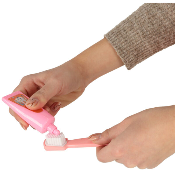 Dentysta zestaw lekarski hipopotam rozowy