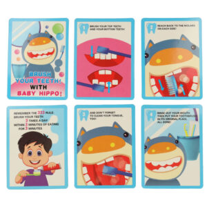 Dentysta zestaw lekarski hipopotam rozowy