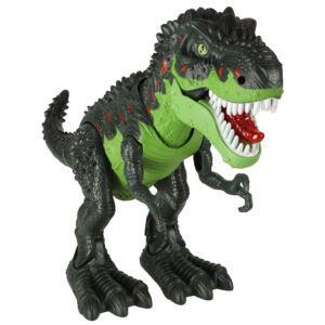 Dinozaur T REX elektroniczny chodzi ryczy zielony