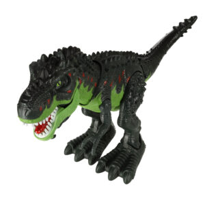 Dinozaur T REX elektroniczny chodzi ryczy zielony