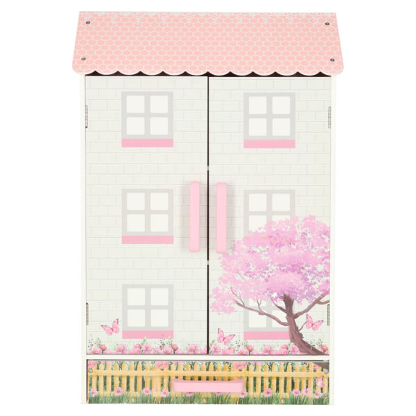 Domek dla lalek drewniany Lulilo Papilio rozowy 80cm