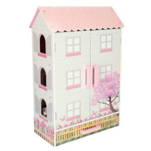 Domek dla lalek drewniany Lulilo Papilio rozowy 80cm