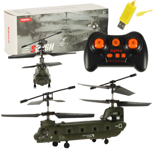 Dron RC Syma S026H 1 2 4GHz Wi Fi czarny Dron RC Syma S026H 1 2 4GHz Wi Fi czarny