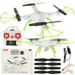 Dron RC Syma X5HW 2 4GHz Kamera Wi Fi bialy