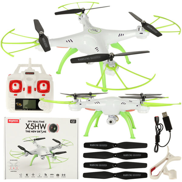 Dron RC Syma X5HW 2 4GHz Kamera Wi Fi bialy Dron RC Syma X5HW 2 4GHz Kamera Wi Fi bialy