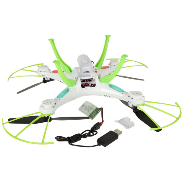 Dron RC Syma X5HW 2 4GHz Kamera Wi Fi bialy