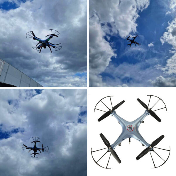 Dron RC Syma X5HW 2 4GHz Kamera Wi Fi niebieski