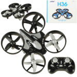 Dron na pilota zdalnie sterowany RC JJRC H36 mini 2 4GHz 4CH 6 axis czarny