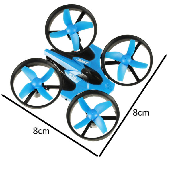 Dron na pilota zdalnie sterowany RC JJRC H36 mini 2 4GHz 4CH 6 axis niebieski