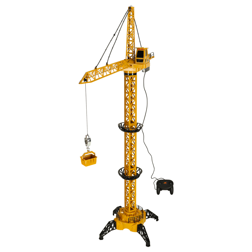 Dzwig Zuraw budowlany zdalnie sterowany RC z hakiem 4CH 128cm