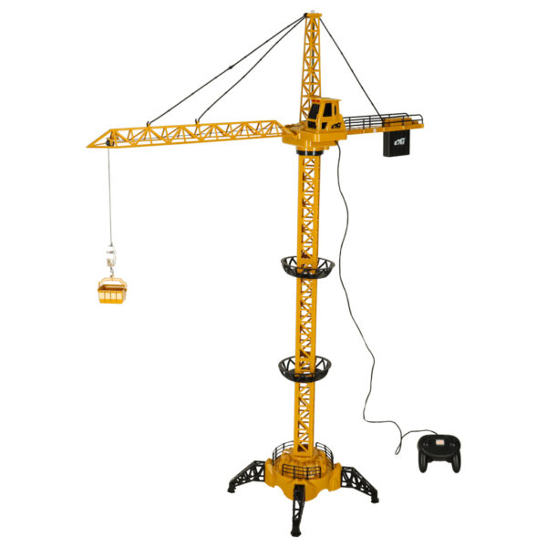 Dzwig Zuraw budowlany zdalnie sterowany RC z hakiem 4CH 128cm