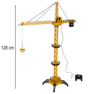 Dzwig Zuraw budowlany zdalnie sterowany RC z hakiem 4CH 128cm