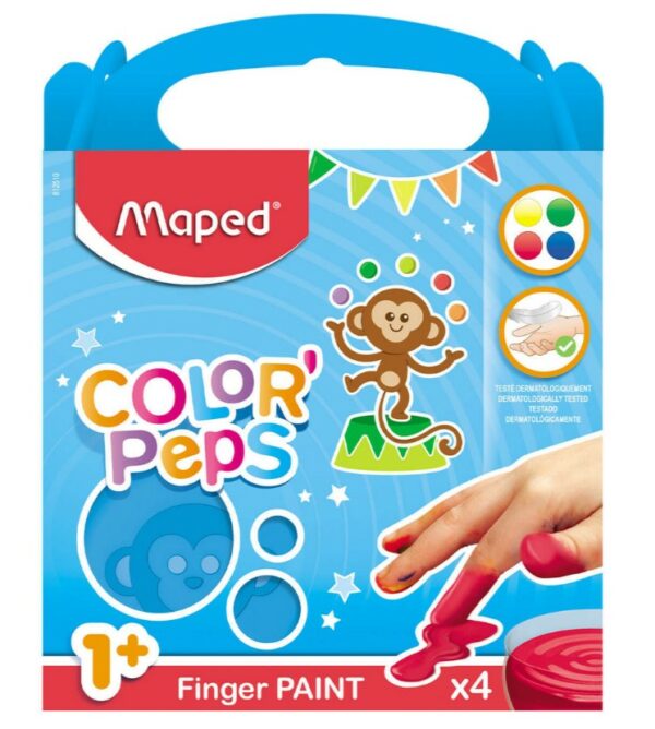 Farba do malowania palcami Colorpops 4szt Farba do malowania palcami Colorpops 4szt