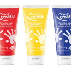 Farby do malowania palcami w walizce Creative