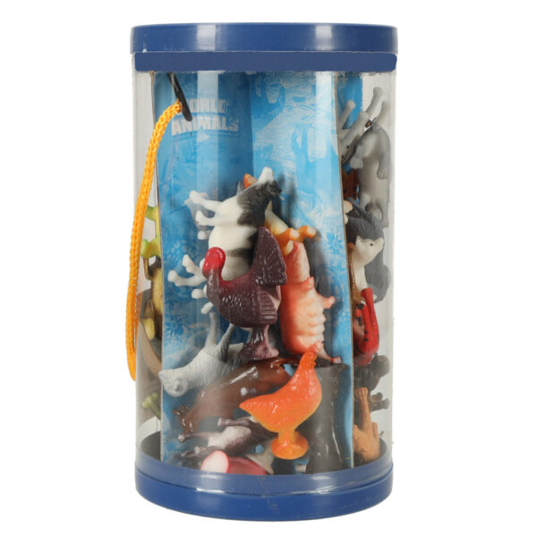 Figurki zwierzeta morskie dzikie zagrodowe dinozaury zestaw mix 48sztuk