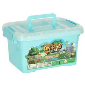 Figurki zwierzeta zoo zestaw 19 el