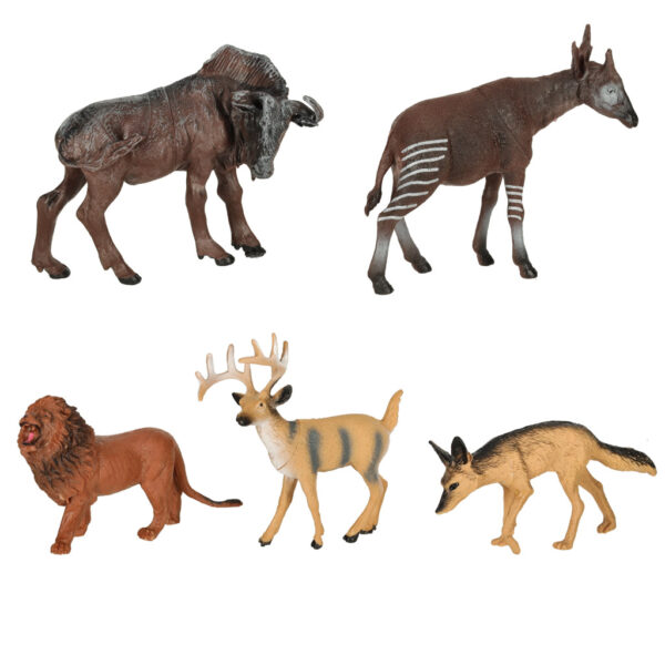 Figurki zwierzeta zoo zestaw 19 el