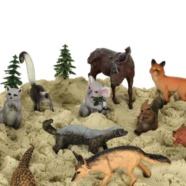Figurki zwierzeta zoo zestaw 19 el