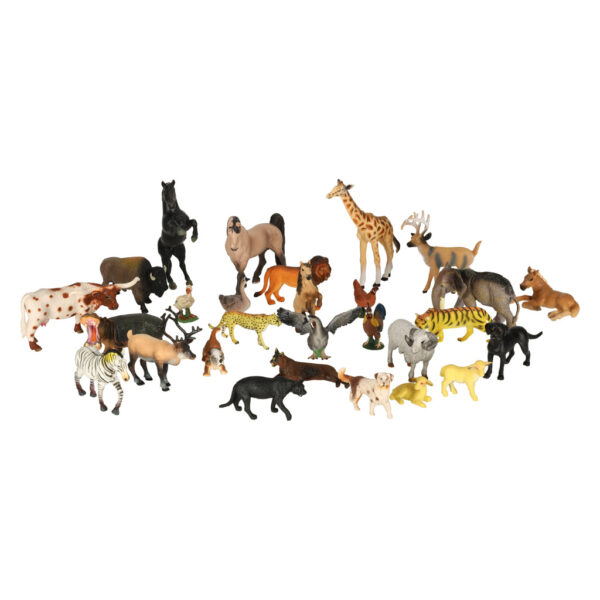 Figurki zwierzeta zoo zestaw 28 el