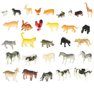 Figurki zwierzeta zoo zestaw 59 el
