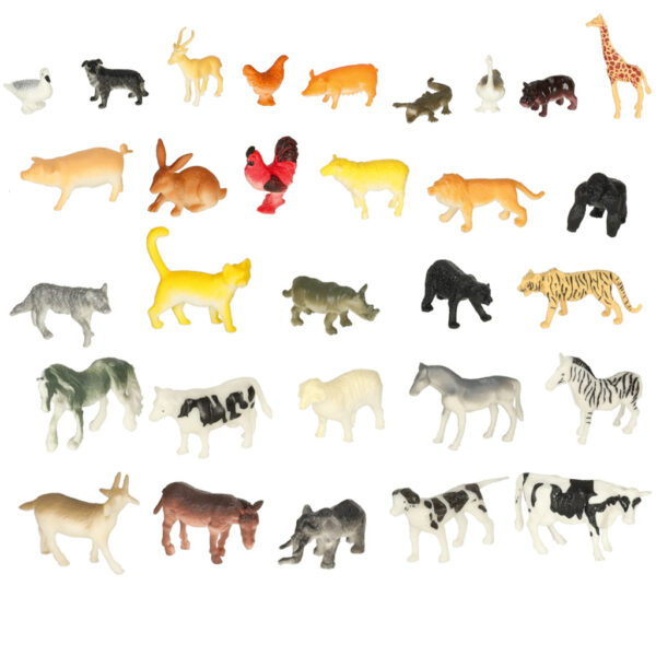 Figurki zwierzeta zoo zestaw 59 el