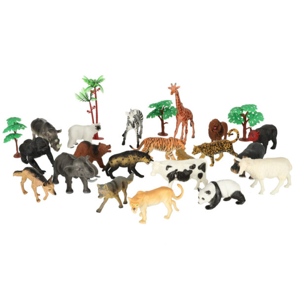 Figurki zwierzeta zoo zestaw 59 el