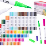 Flamastry markery pisaki kolorowe zestaw 100szt