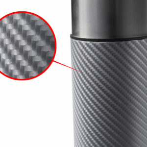 Folia rolka Carbon 4D srebrna 1 52x30m