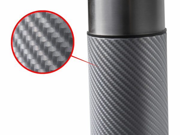 Folia rolka Carbon 4D srebrna 1 52x30m