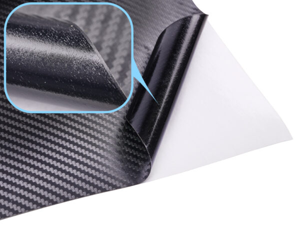 Folia rolka carbon 3D czarna 1 27x28m