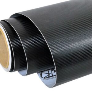 Folia rolka carbon 3D czarna 1 52x30m