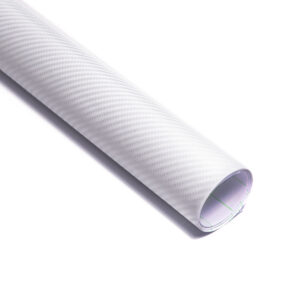 Folia rolka carbon 4D biała 1,52x30m