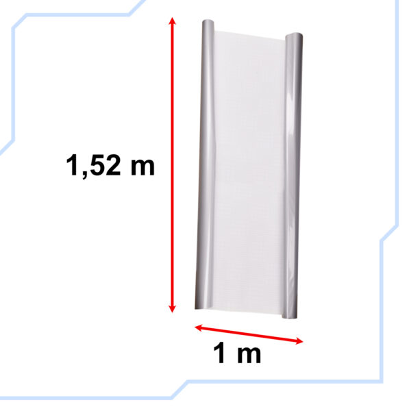 KX10167 Folia rolka matowa gładka czarna 1,52x28m