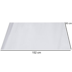 Folia rolka lustrzana lustro chrom srebrna 1 52x18m