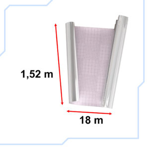 Folia rolka lustrzana lustro chrom srebrna 1 52x18m
