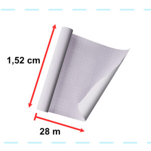 KX5513 Folia rolka samoprzylepna okleina tapeta biały winyl 1,2
