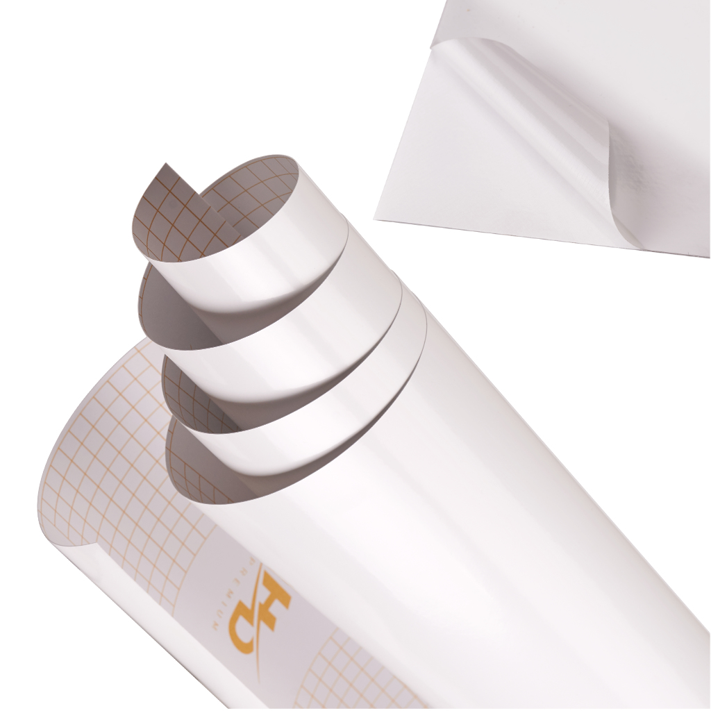 Folia rolka polysk biala 1 52x30m