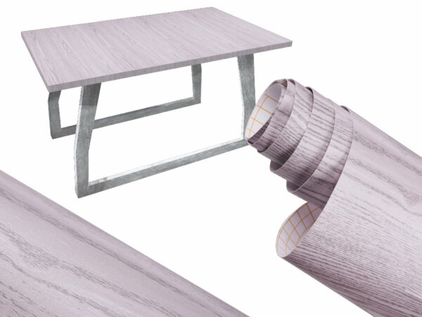 Folia rolka samoprzylepna okleina tapeta dab srebrno szary 1 22x50m