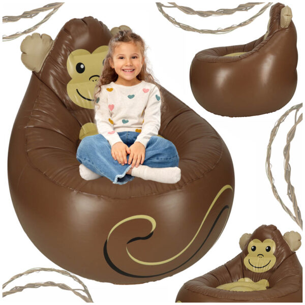 Fotel dmuchany puf BESTWAY 75116 malpka