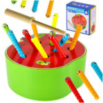 Gasienica magnetyczna drewniana jablko