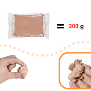 KX5629 Glina zapas do koła garncarskiego 1200g