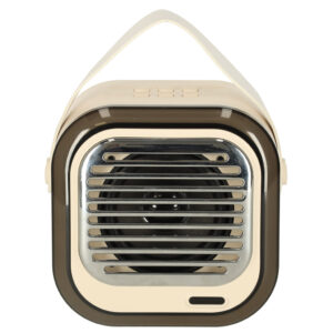 Glosnik do karaoke USB Bluetooth kremowy