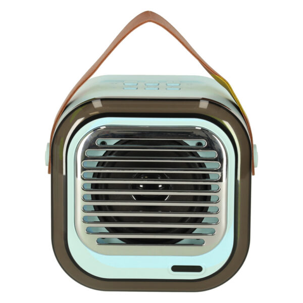 Glosnik do karaoke USB Bluetooth niebieski
