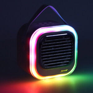 Glosnik do karaoke USB Bluetooth niebieski