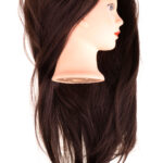 Glowa fryzjerska treningowa z naturalnymi wlosami