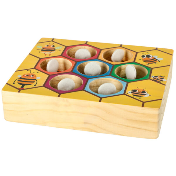 Gra edukacyjna plaster miodu pszczolki montessori