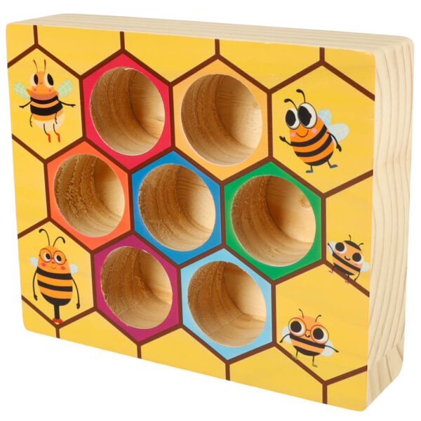 Gra edukacyjna plaster miodu pszczolki montessori